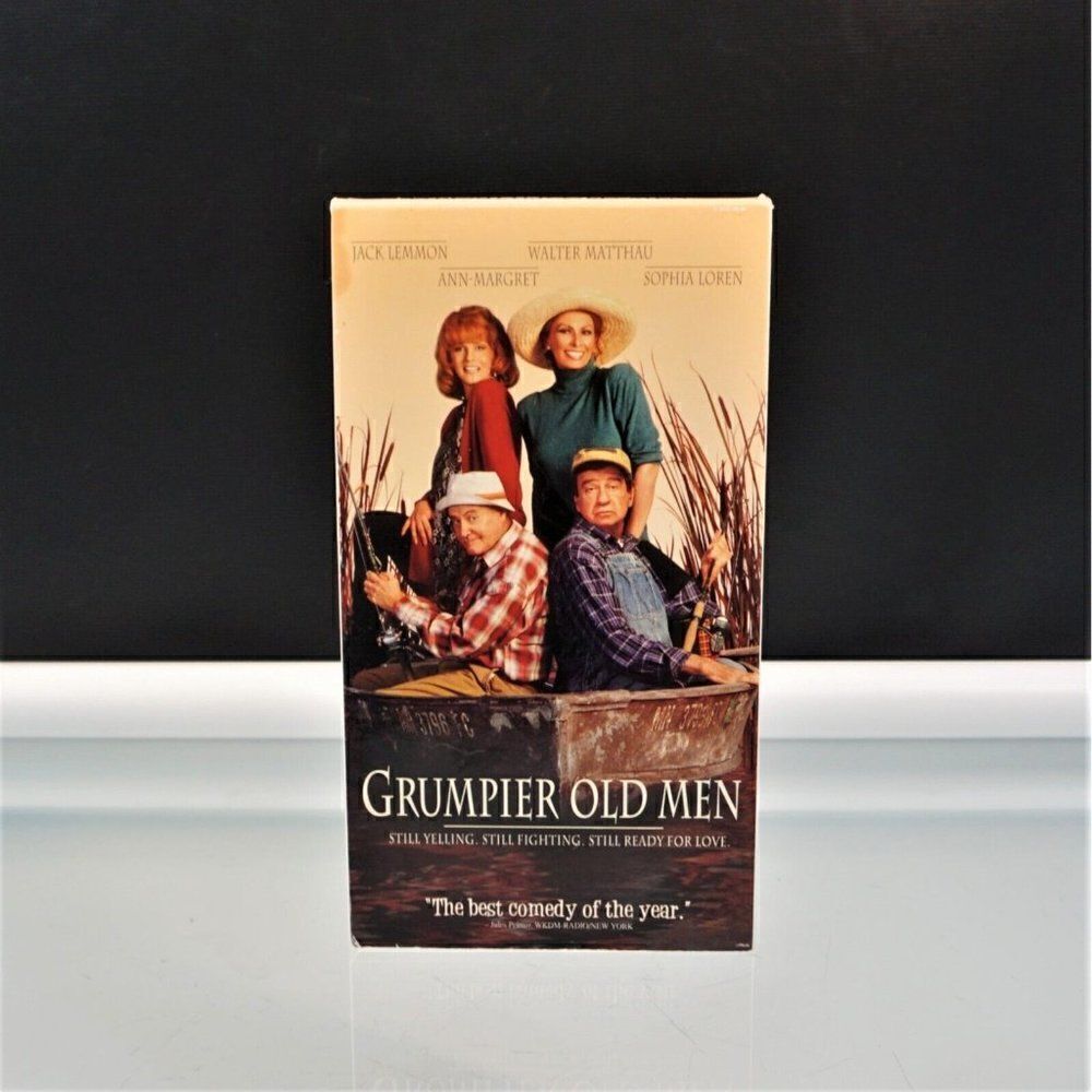 Grumpier Old Men VHS 1995 Movie Jack Lemmon Ann Margret Sophia Loren W Matthau